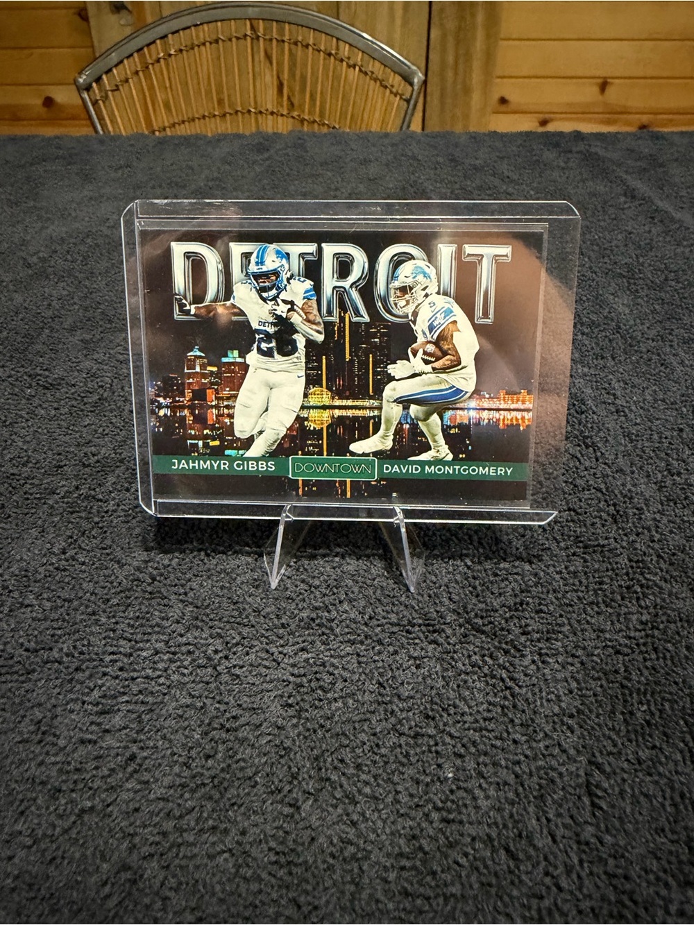 Jahmyr Gibbs & David Montgomery Football Art Card